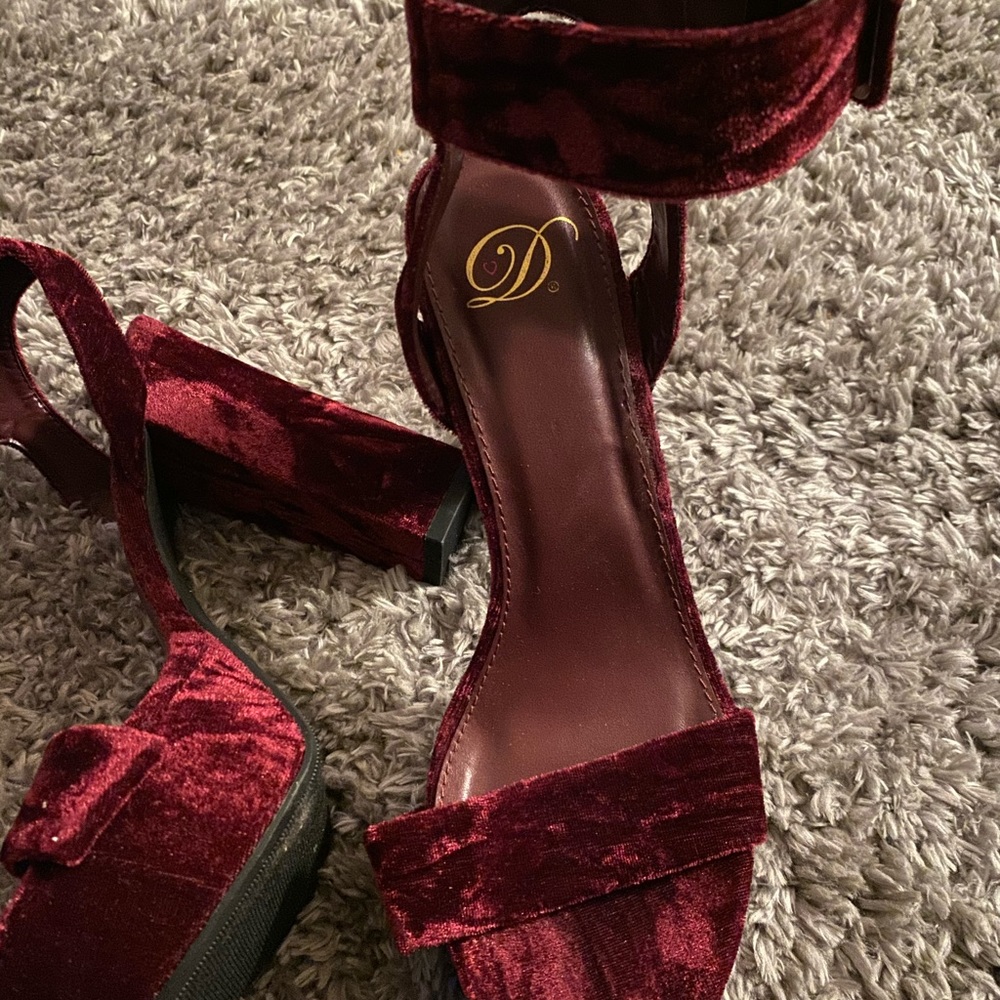 Velvet Red heels